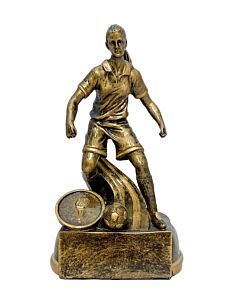 Fotballspiller Dame Statuett Premie