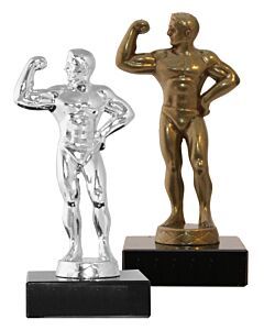 Bodybuilding Metallfigur