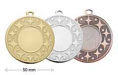 Medaljer Glitter 50 mm