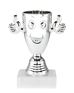 Pokalen Happy i sølvvalør. Flott premie til barn!