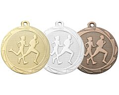 Løpemedaljer nøytrale i gull, sølv og bronse
