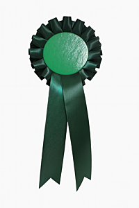 Mini Rosett Mørk Grønn