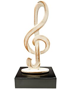 Musikk Statuett - G-nøkkel