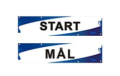 START- eller MÅL-banner