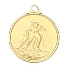 Langrenn Friteknikk - 32mm Jernmedalje