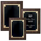 Plakettserie med sort og gull-detaljer