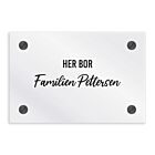 Husskilt Uteskilt Familieskilt Skilt