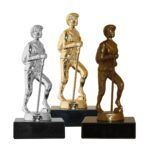 Turmarsj Dame - Metallfigur