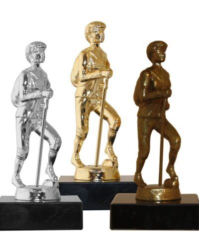 Turmarsj Dame - Metallfigur