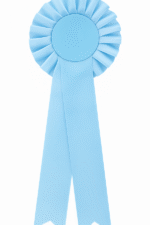 Rosett Lyseblå 32 cm