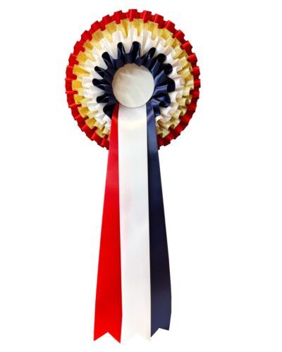 Rosett Nasjonal Gull - 44cm ø18cm