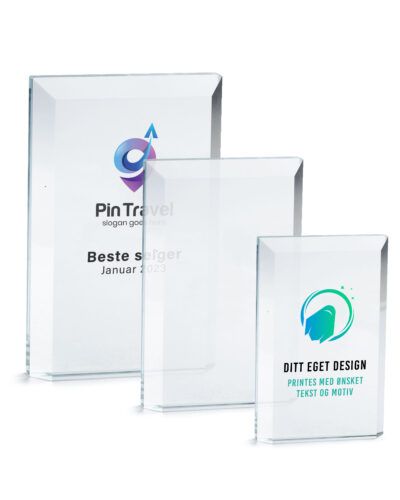 Optical Glassplakett