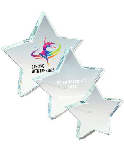 Crystal Star Glassplakett