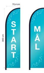 Beachflagg Start eller Mål
