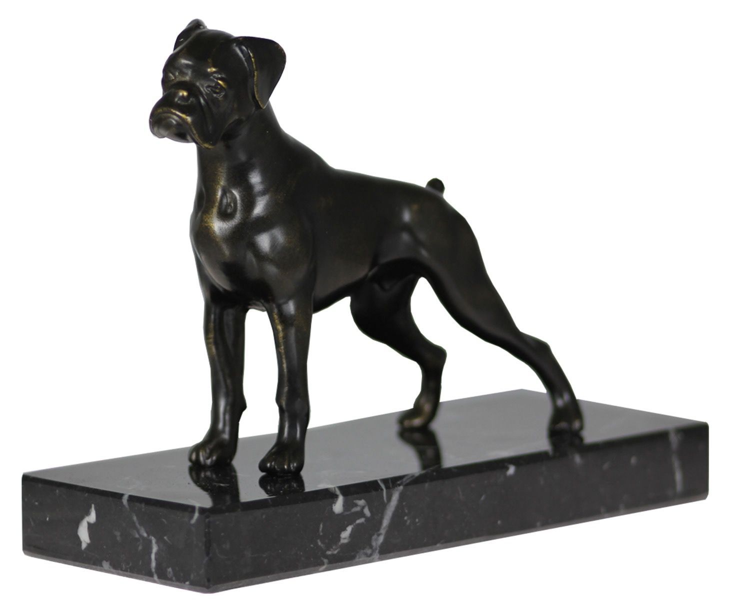 Boxerhund statuett