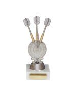 Dart-statuett i antikk finish