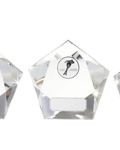 Glassblokk formet som stjerne