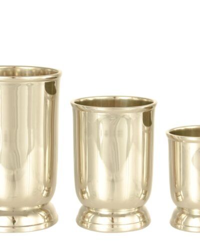 Messingpokaler med stett