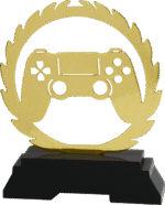 Kontur PS E-sport - Metall-statuett 18,5 cm