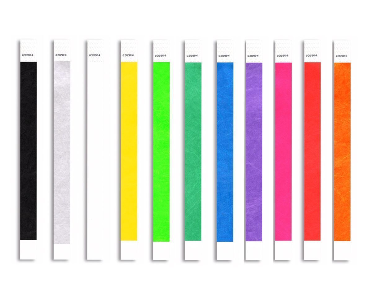 Tyvek Armbånd - Festival - div. farger