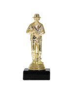 Fisker-statuett i gullvalør