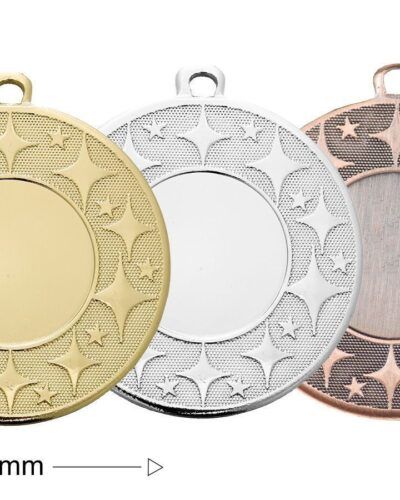 Medaljer Glitter 50 mm