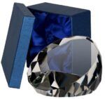 Månesten - Diamant Glassblokk Ø10 cm