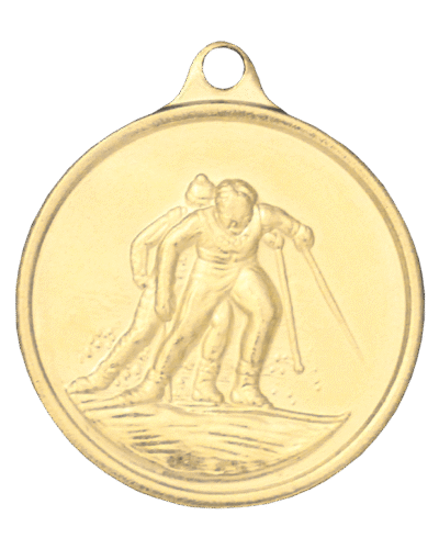 Langrenn Friteknikk - 32mm Jernmedalje