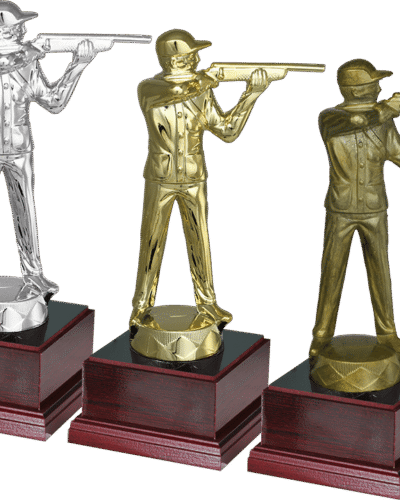 Stor tung metallfigur skyttere