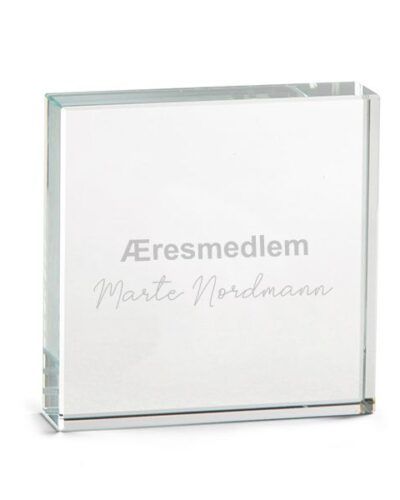 Mini Delta Glassblokk 7,5x7,5 cm