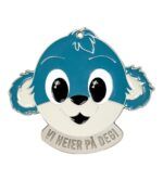 Oskar-medalje Farger Sølv 60x65mm