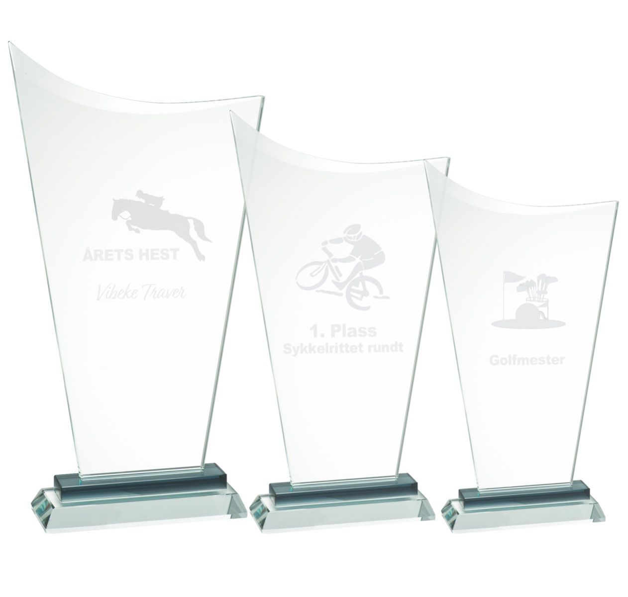 Glassplaketter pallas