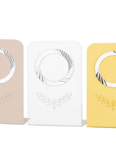 PLAKETT - Aluminium - Gull