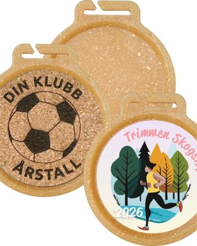 Resirkulert plastmedaljer