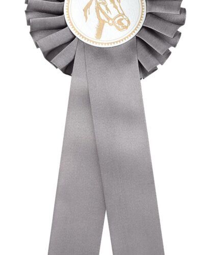 Rosett Grå - Enkel 30cm