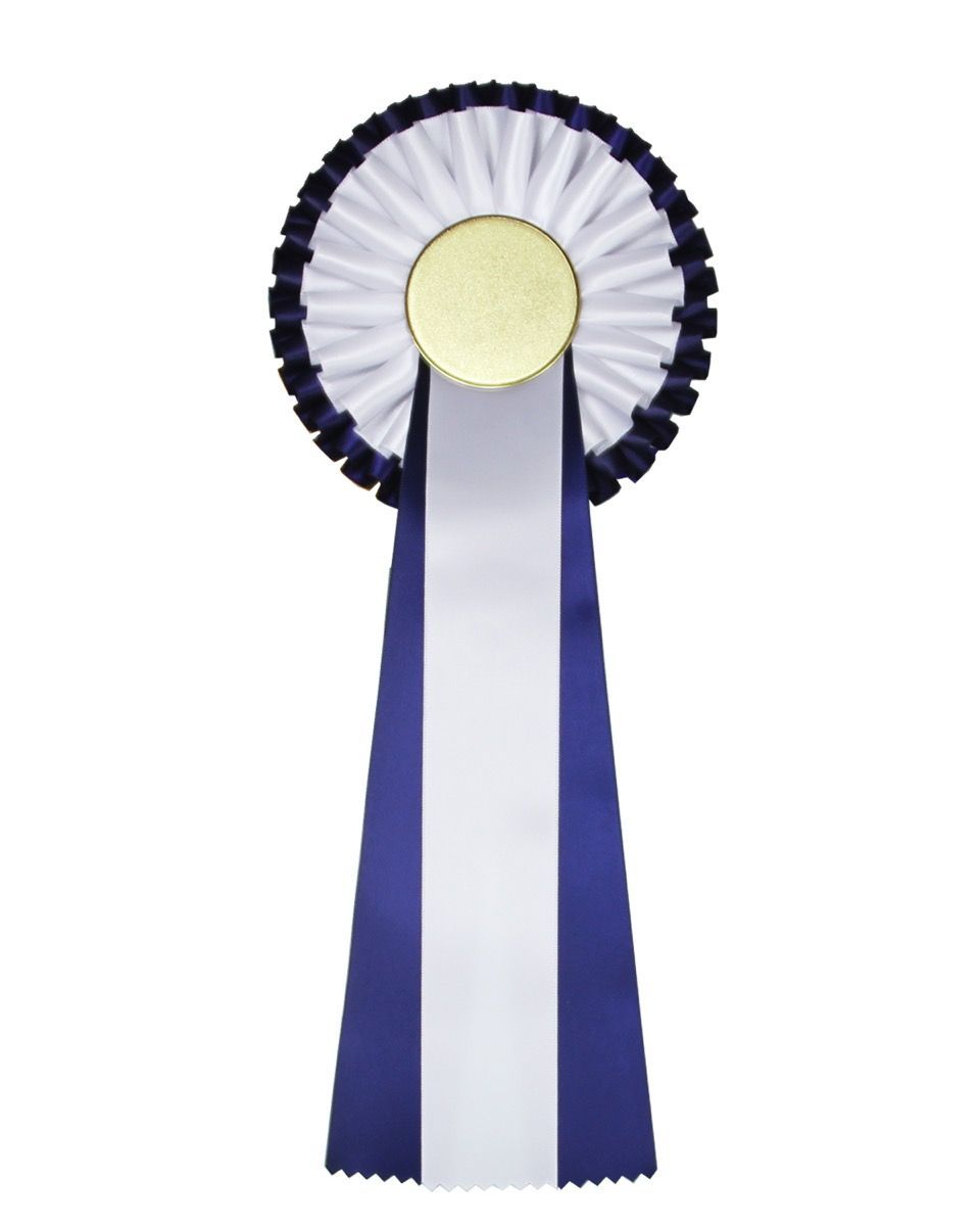 Rosett - Blå Hvit - Bilde 3