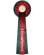 Rosett Championat Grønn Rød