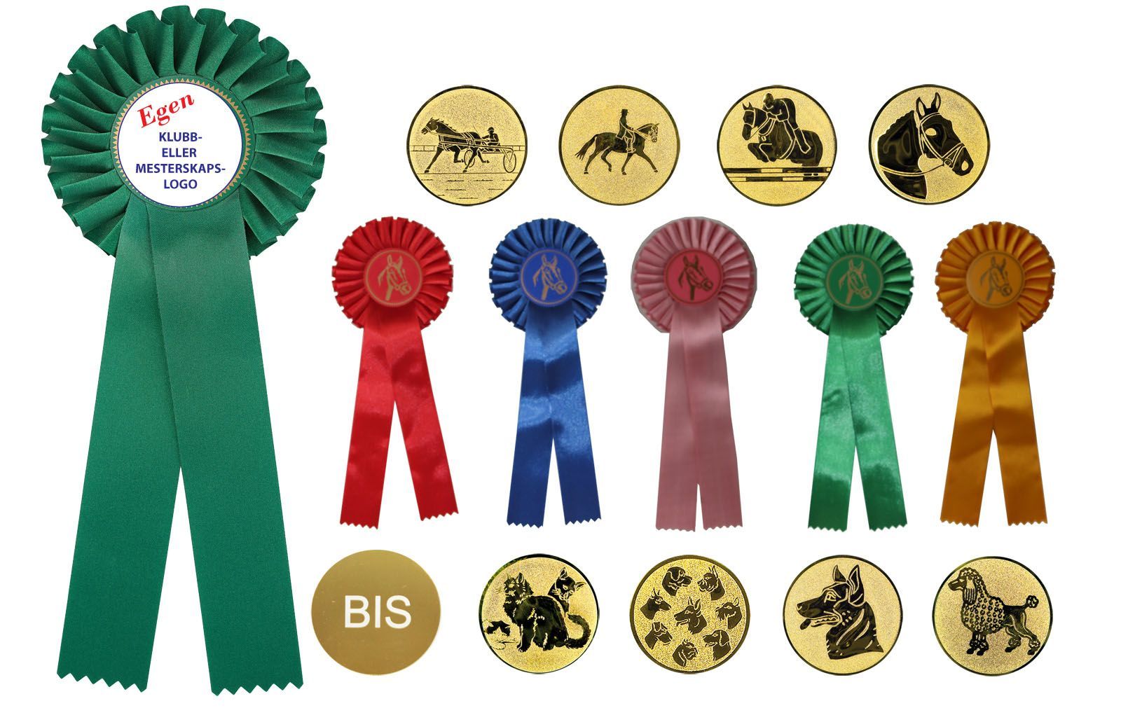 Rosett Grønn - Enkel - Bilde 2