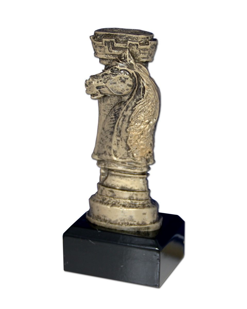 Sjakkstatuett Hest og Tårn brikker