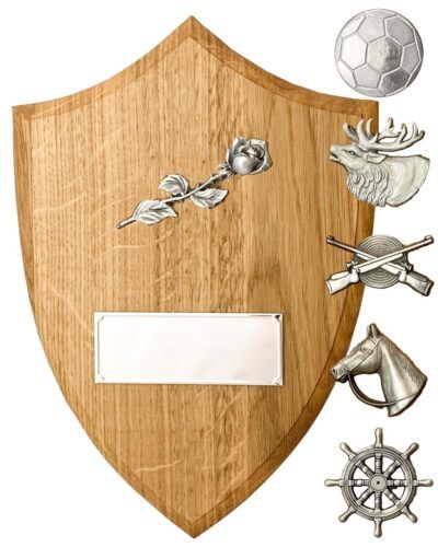 Treskjold - Oljet eik - 29x20cm