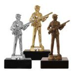 Lerdueskyting - Metallfigur