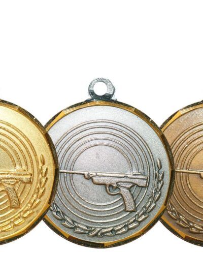 Skyting luftpistol medalje 32mm