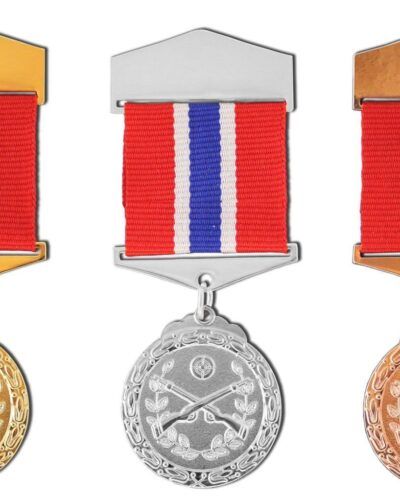 Gevær i kryss - Komplett medalje