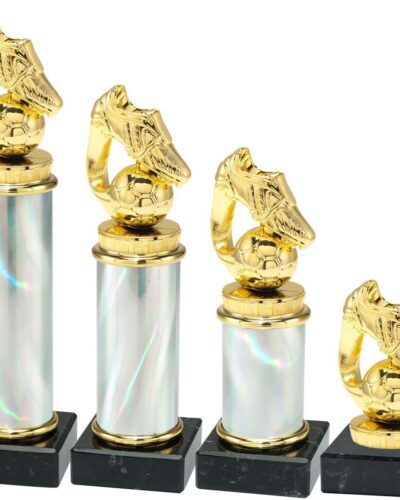 Fotballstatuett i gullvalør