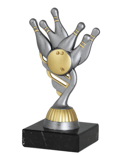 Bowlingpremie I antikk finish.