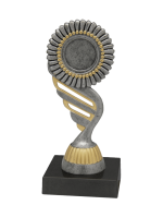 Nøytralstatuett formet som en blomst