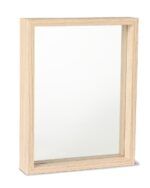 Glassplaketter med treramme