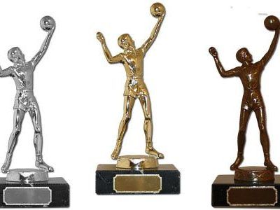 Volleyball Herre Metallfigur