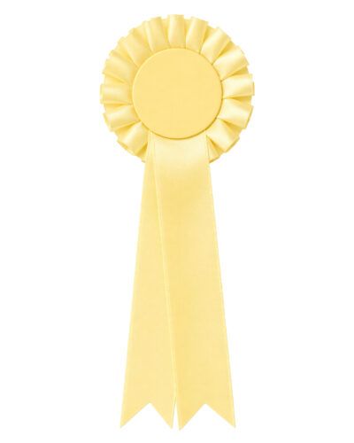 Rosett Lys Sitron Gul