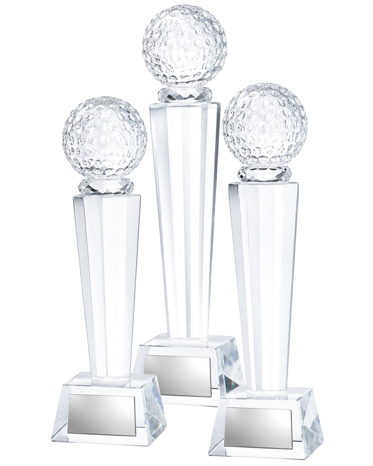 Golfstatuett i glass - Bilde 3